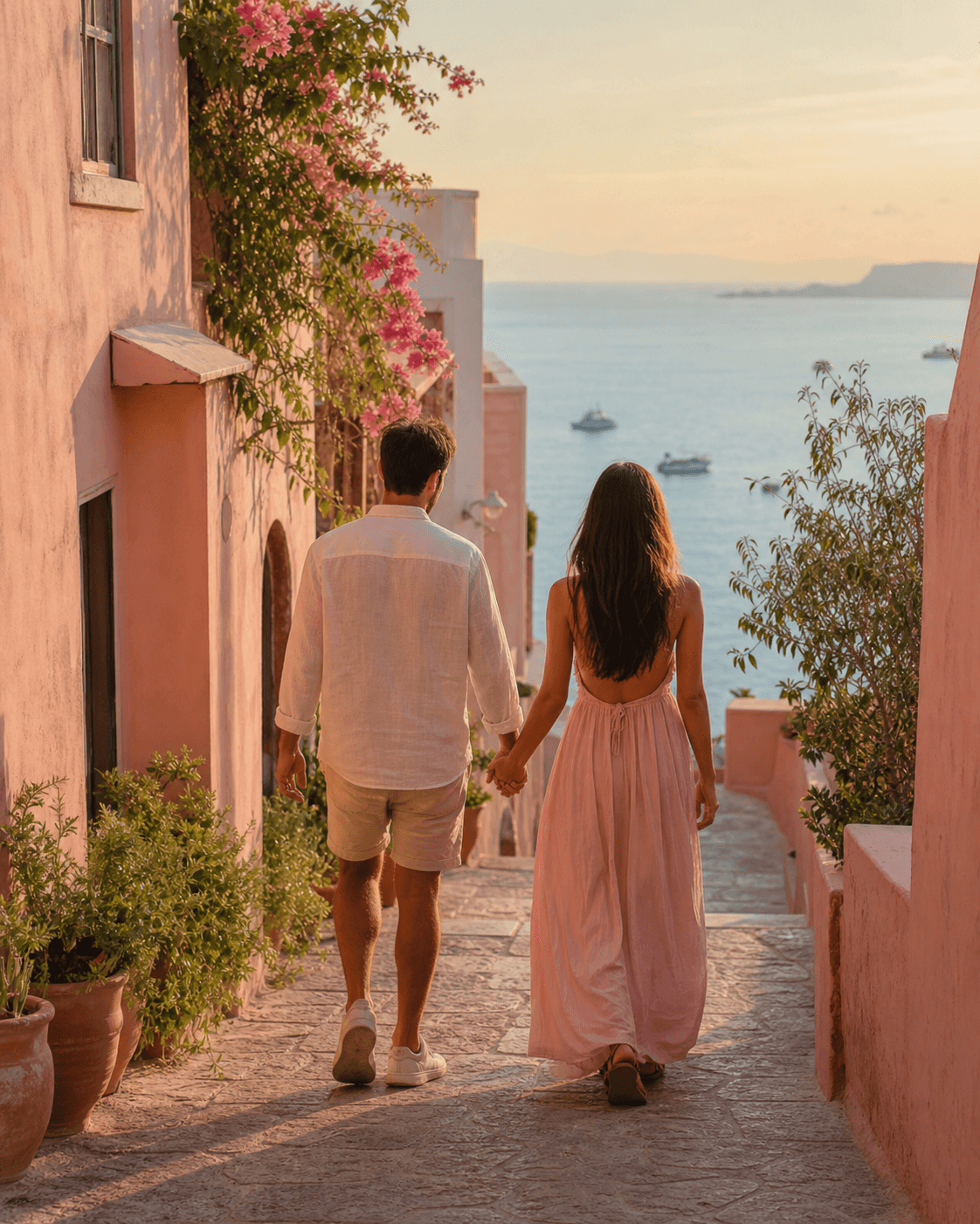 The town that turned pink